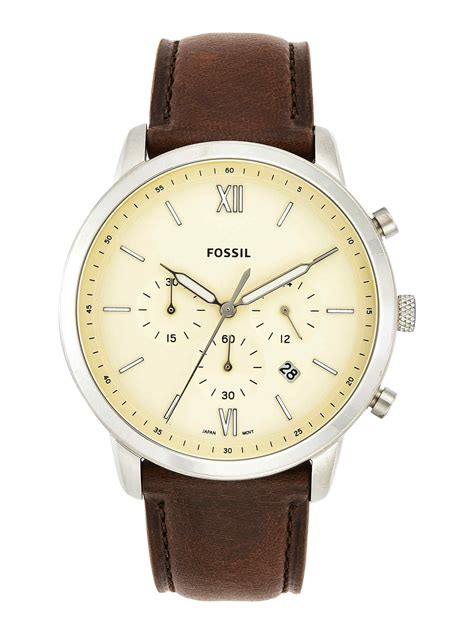 Fossil Fs5380 Neutra Chrono Brown Watch For Men Buy Fossil Fs5380