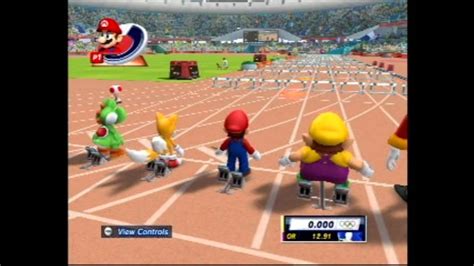 Mario And Sonic At The London Olympic Games M Hurdles Youtube