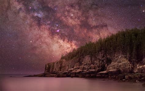 2880x1800 Milky Way Over Otter Cliffs 4k Macbook Pro Retina Hd 4k