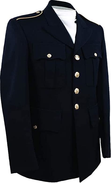 Army Service Uniform Asu Tropical Male Enlisted Dress Blue Coat