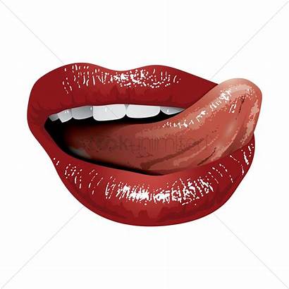 Lips Lip Biting Tongue Licking Clipart Tounge