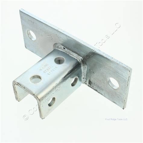 B Line Steel Zinc Plated Single Strut Channel Post Base Bolted Framing