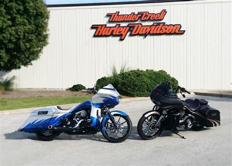 2 Of Our Tchd Customs Road Glides Built Right Here At Thunder Creek