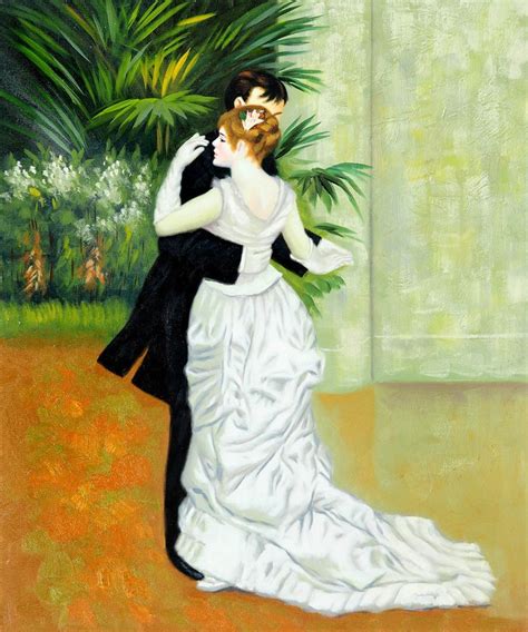 Renoir Dance In The City Oil Painting Reproduction At Overstockart