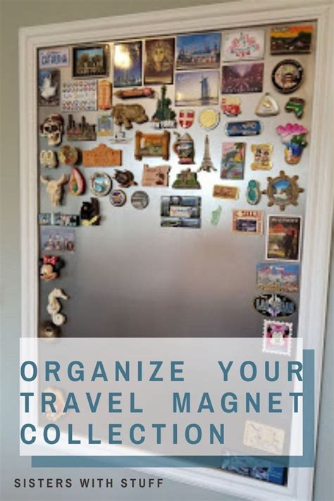 Travel Magnet Display Ideas Souvenir Display Travel Wall Travel Diy
