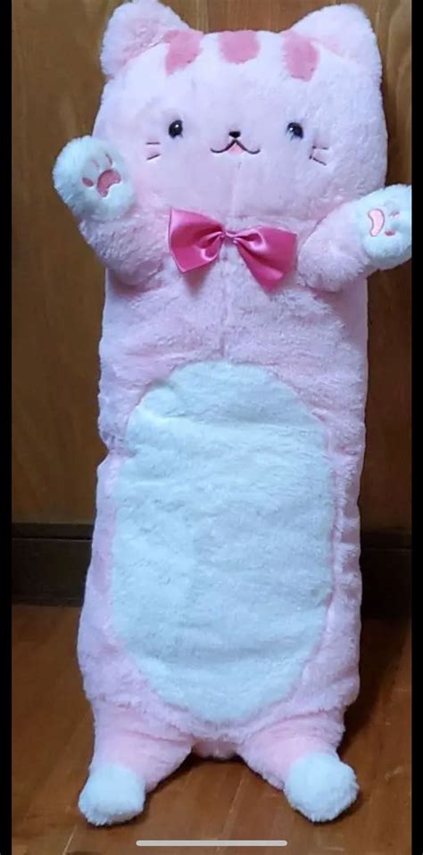 This Is An Offer Made On The Request Pink Hug Me Nyanko Cat Plush