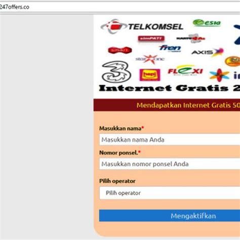 Dan aplikasi penghasil kuota internet merupakan saltu diantara aplikasi android terpopuler yang sering dan banyak digunakan oleh semua orang. Script Web Phising Pulsa Gratis - Syam Kapuk