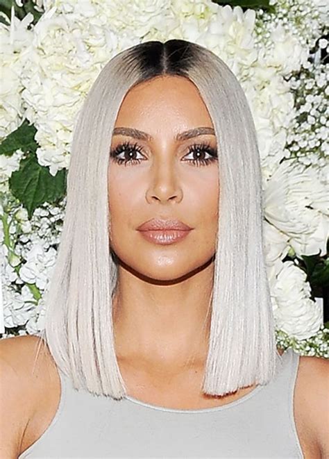 Breaking Kim Kardashian Just Went Platinum Blonde Again Kim