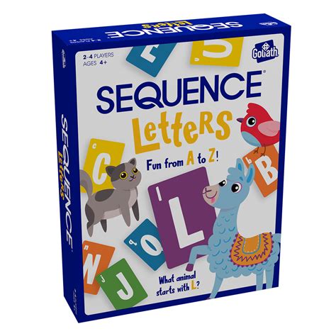 Sequence Letters — Goliath Games :Goliath Games