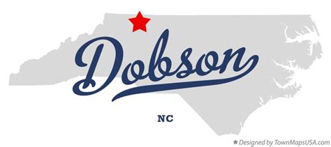 Map Of Dobson Nc North Carolina