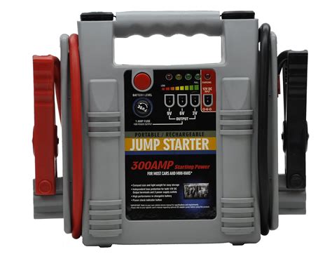 Battery Booster Jump Starter Pack With Portable Dc Power
