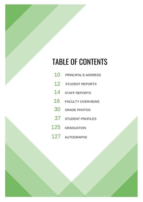 Free And Customizable Table Of Contents Templates Canva