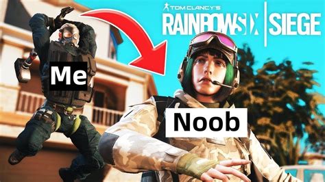 Destroying Noobs In Casual 4 Rainbow Six Siege Youtube