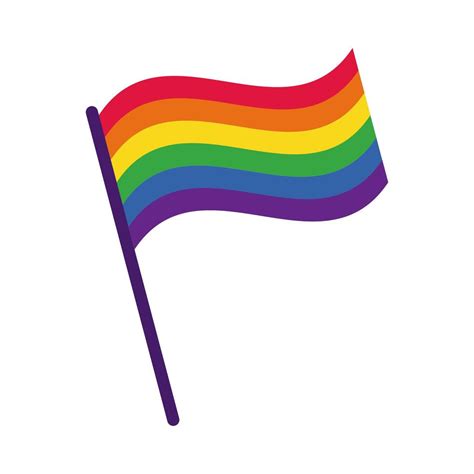 Colores De La Bandera Orgullo Gay Estilo De Dibujo A Mano Vector En Vecteezy