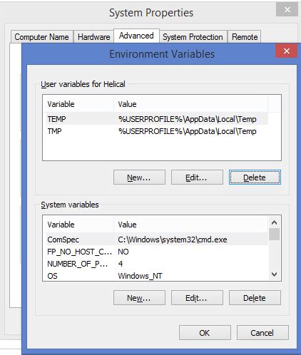 Configure JAVA HOME JRE HOME Environment Variables