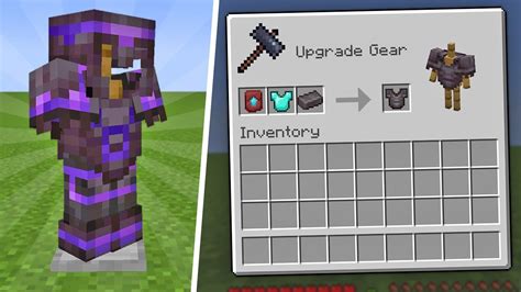 How To Craft Netherite Armor And Tools In Minecraft 120 Youtube