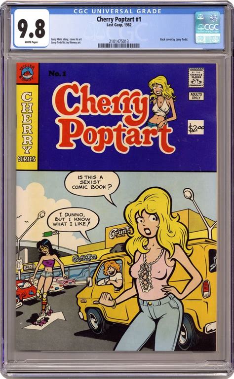 Cherry Poptart 1982 Last Gasp Comic Books Graded By CGC