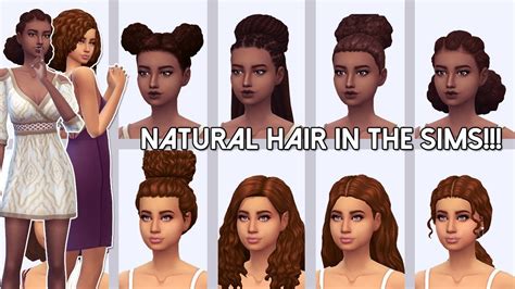 Sims 4 Cc Hair Female Maxis Match