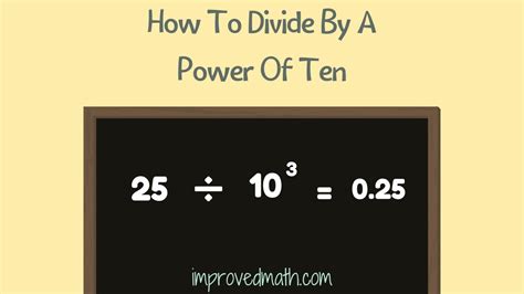 How To Divide By A Power Of Ten Math Help Videos Math Basics