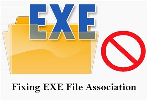 Fixing Exe File Association Problems ~ Tricks And Tip 4u