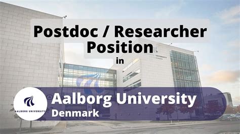 Aalborg University Postdoc Job Vacancies Nviews Career