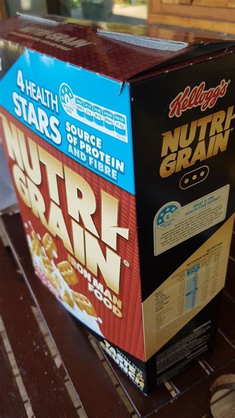 Kelloggs Nutri Grain Cereal Box 805g Value Pack Empty Ebay