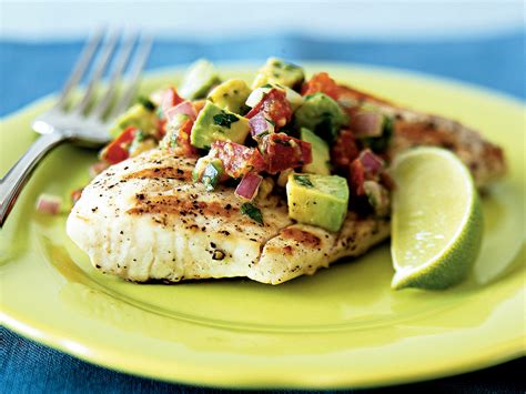 Check spelling or type a new query. Grilled Mahi Mahi With Avocado-Chile Salsa Recipe | MyRecipes