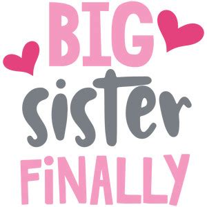 A svg is a scalable vector graphics. Silhouette Design Store - View Design #238861: big sister ...