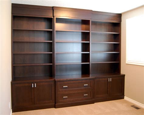 Cherry Wall Unit Home Library Design Home Office Design Bookcase