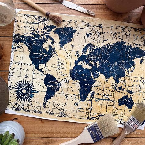 Diy World Map Decorative Items For Your Home A Makers Studio Store