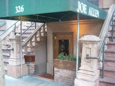 Explore tweets of joe allen restaurant nyc @joeallennyc on twitter. New York City: Joe Allen - Tripadvisor
