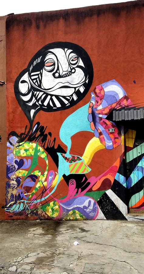 Rio De Janeiro Brasil Street Art And Graffiti From The Botafogo