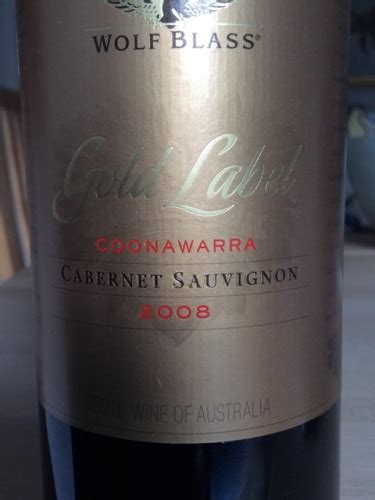 Labels are a means of identifying a product or container through a piece of fabric, paper, metal or plastic film onto which information about them is printed. Wolf Blass Gold Label Coonawarra Cabernet Sauvignon 2008 ...