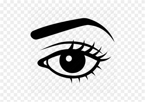 Vision Vector Girl Eye Clip Art Transparent Stock Eyes With Eyebrows