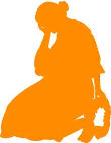 Download Woman Crying Silhouette | Free vector silhouettes