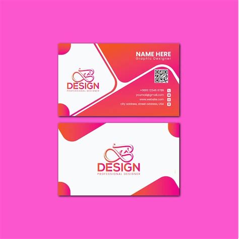 Premium Vector Business Card Design