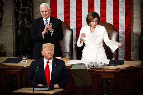 State Of The Union 2020 Why Nancy Pelosi Tearing Up Trumps Speech Set