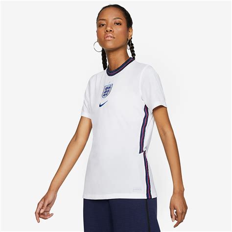Nike England 2020 Womens Home Stadium Ss Shirt Whitesport Royal