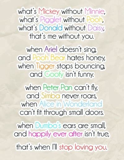 Cute Disney Love Poems Upicsz Com