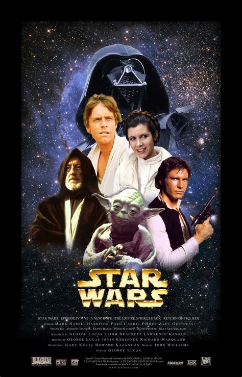 Affiche Du Film Star Wars Episode Iv La Guerre Des étoiles