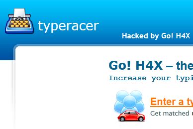 TypeRacer Hack to Get to the Speed of 266 WPM ~ Go! H4X - Technology Blog