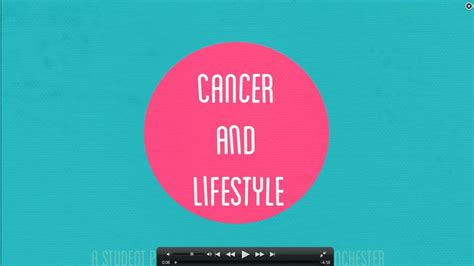 Cancer And Lifestyle Youtube