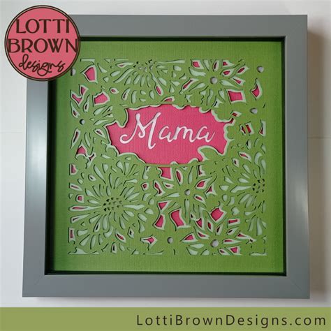 Mothers Day Shadow Box Ideas For Cricut