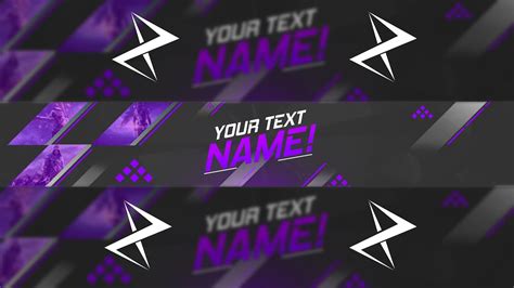 New Epic 2020 Purple Gaming Banner Template Free Download Photoshop