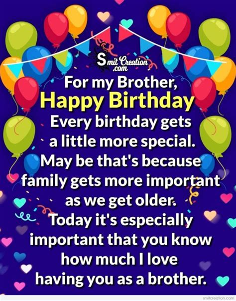 Happy Birthday Wishes To My Brother Images