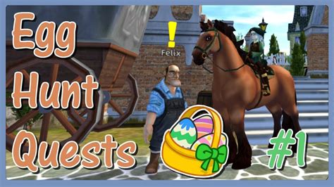 Egg Hunt Part 1 With Quicksilveryt Starstable Update Easter Quests