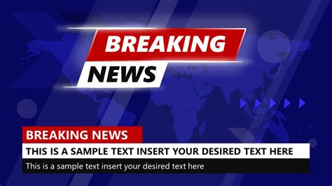 Free Breaking News Intro Template Slidemodel