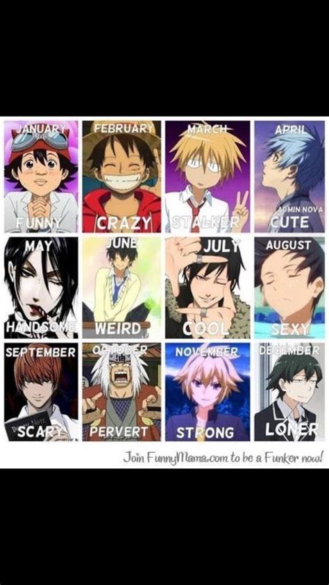 anime character months anime amino