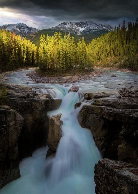 Sunwapta Falls Alberta Canada Photograph By Nicholas Parker