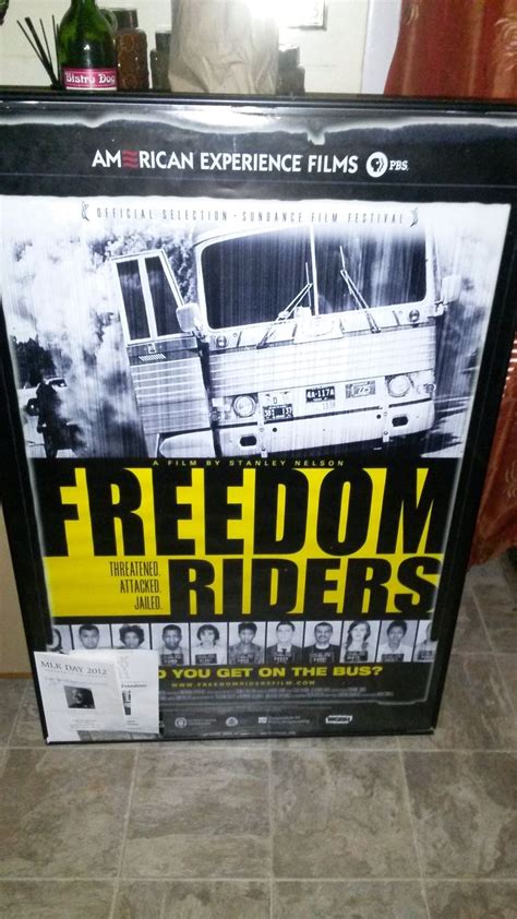 Movie Poster I Purchased And Framed Pbs Documentary Freedom Riders